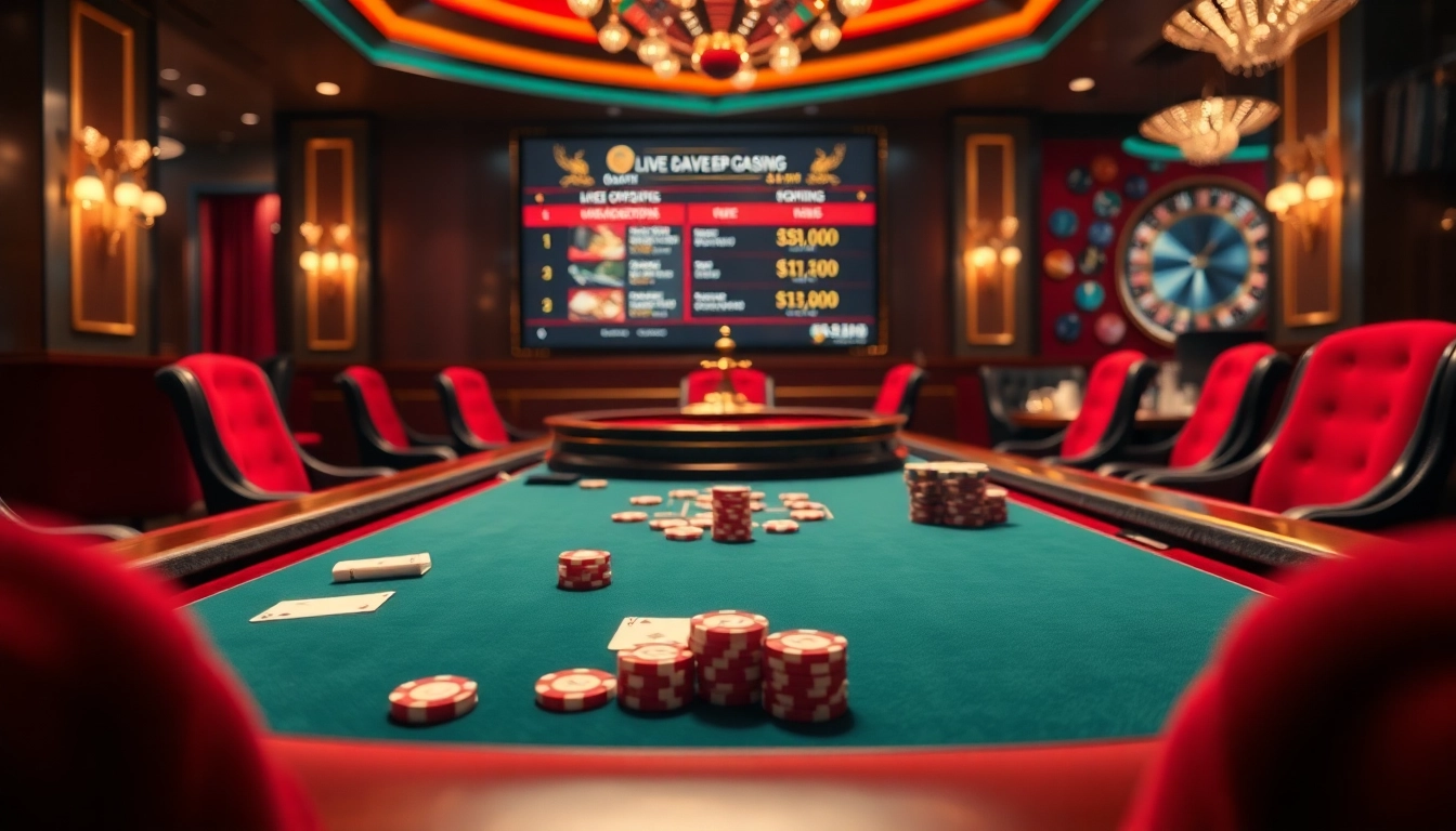 Experience the excitement of 68VIP gaming with a luxurious poker table and thrilling casino atmosphere.
