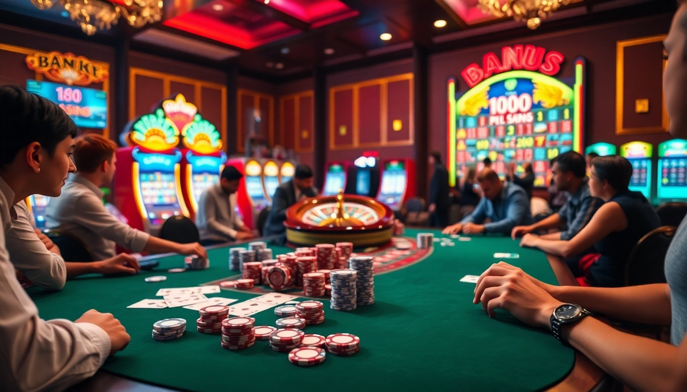 Engaging players strategically betting at a luxurious casino table, featuring da88 gaming themes.